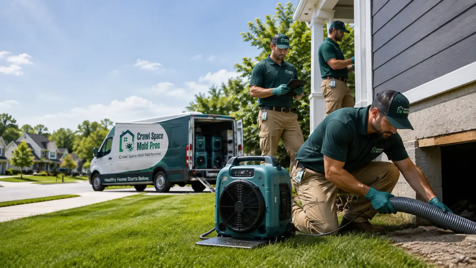 Crawl Space Mold Removal in Llewellyn, PA